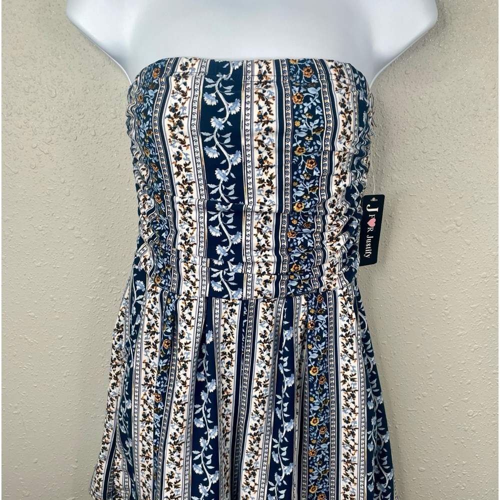 NWT Strapless Romper by Floral J for Justify Medium